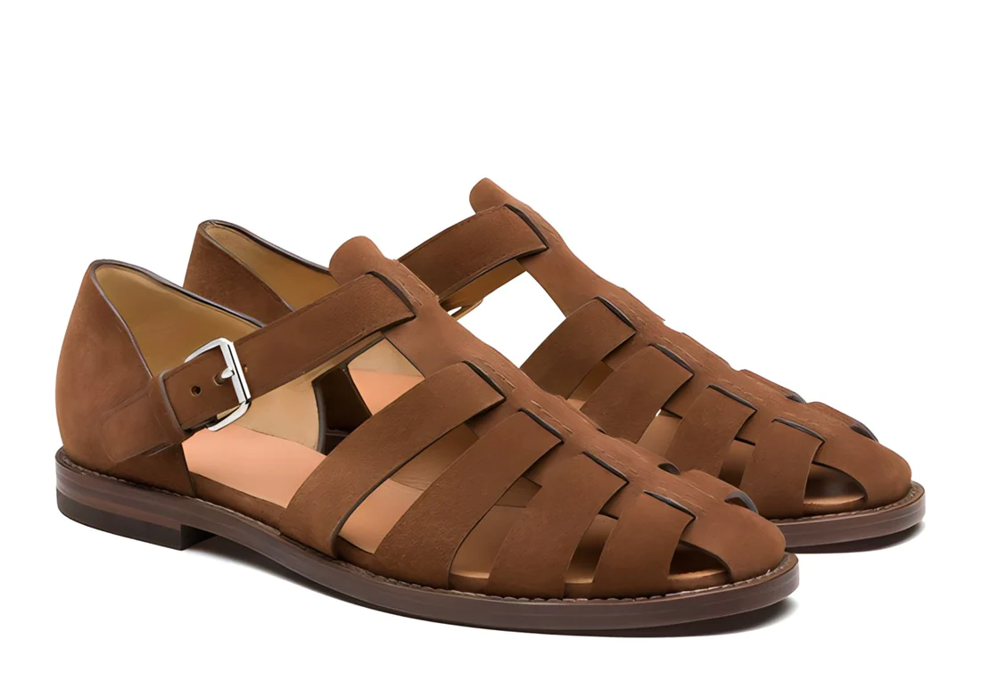 Robert - Men's leather sandals