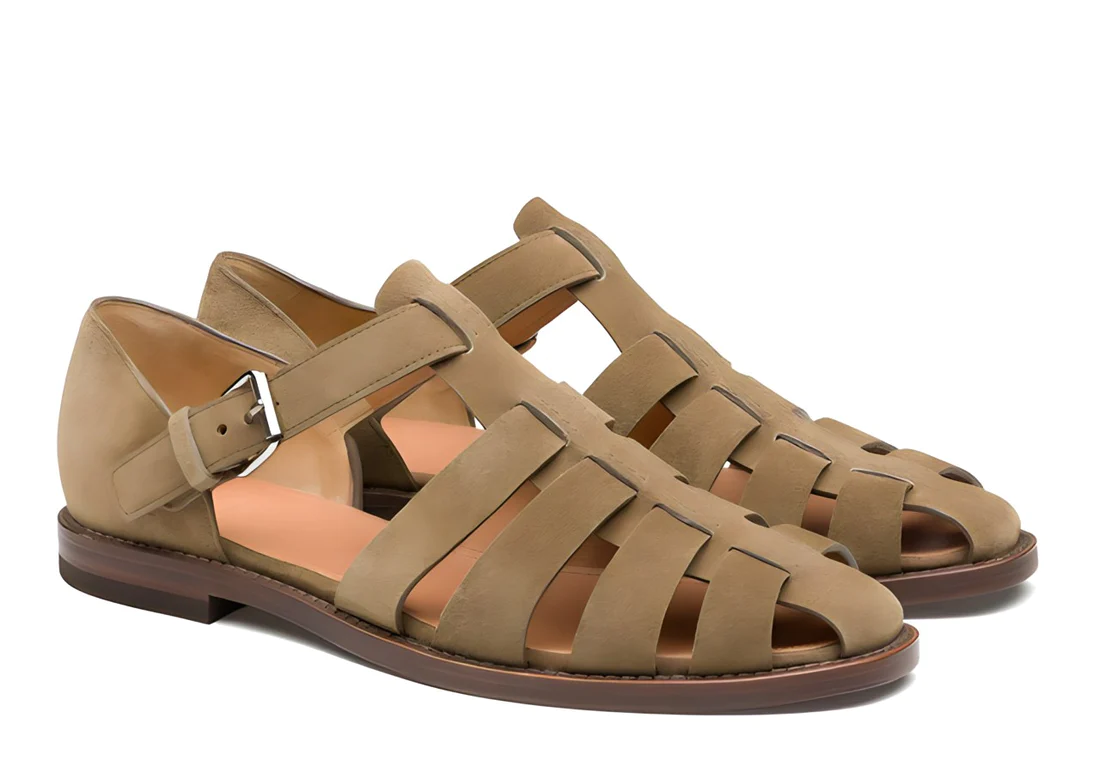 Robert - Men's leather sandals