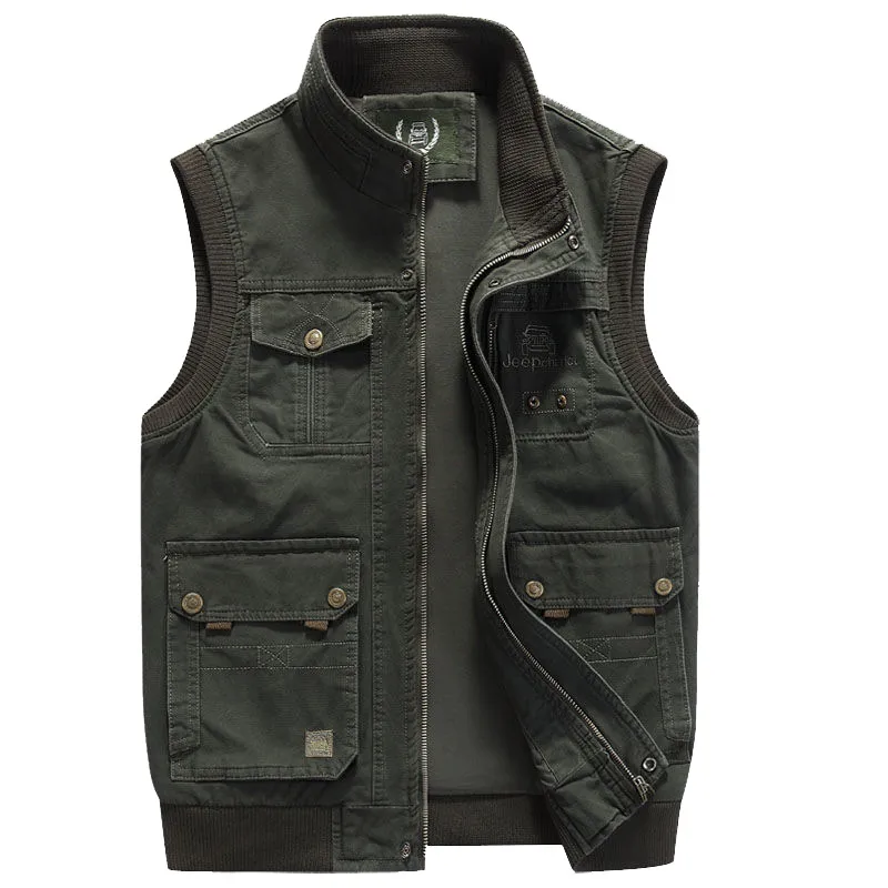 Ben - Vintage Multi-Pocket Vest for Men - The Perfect Gift for Dad