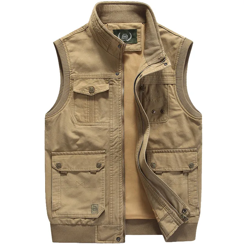 Ben - Vintage Multi-Pocket Vest for Men - The Perfect Gift for Dad