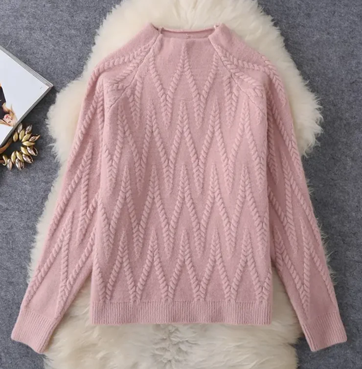 Katy - Pink Long Sleeve Two Piece Set