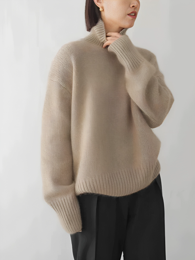 Sophia - Cashmere Turtleneck Sweater