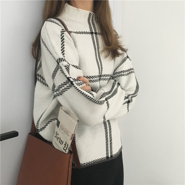 Elena - Cozy Striped Long Sleeve Sweater