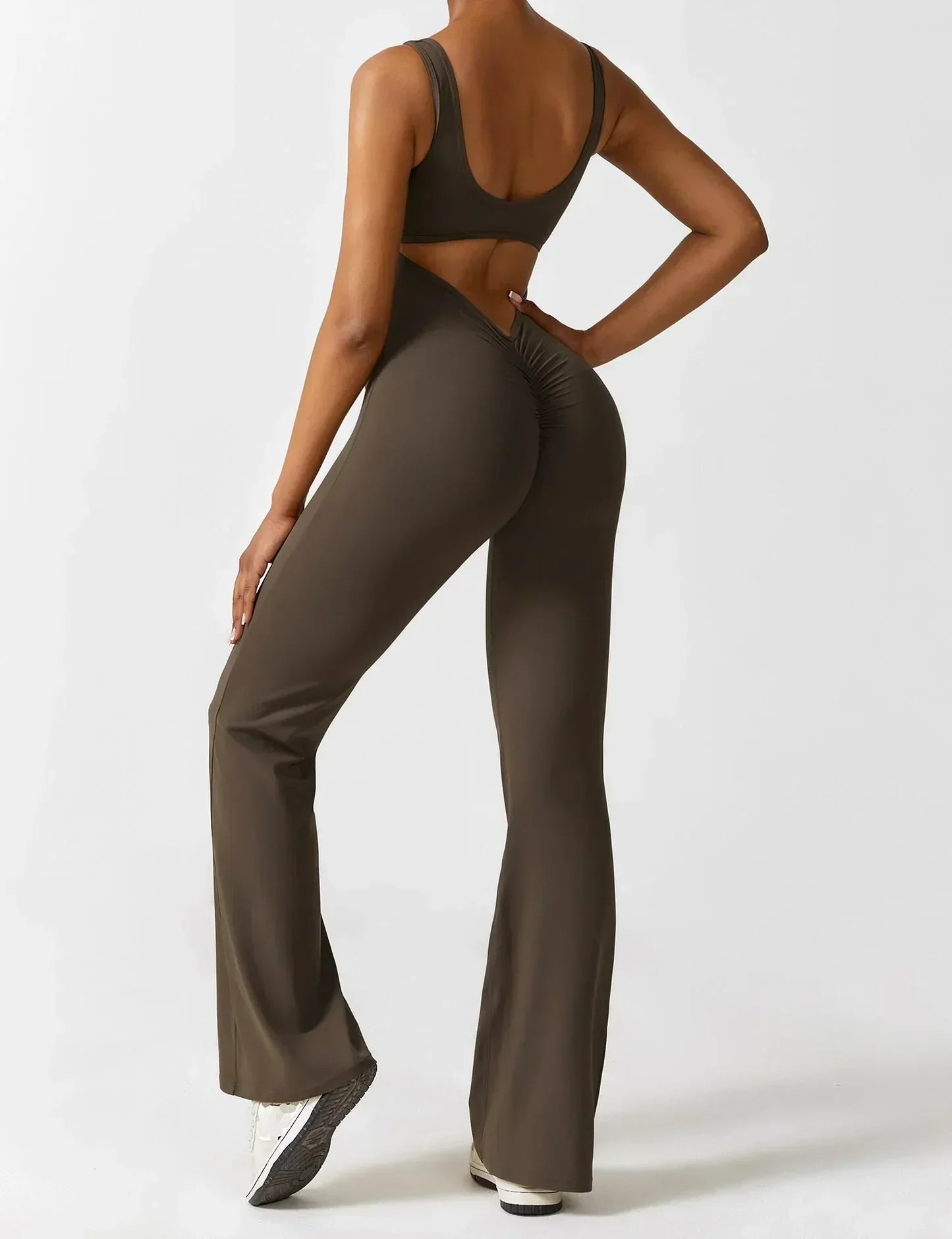 Sheyla - Bodycon flared jumpsuit