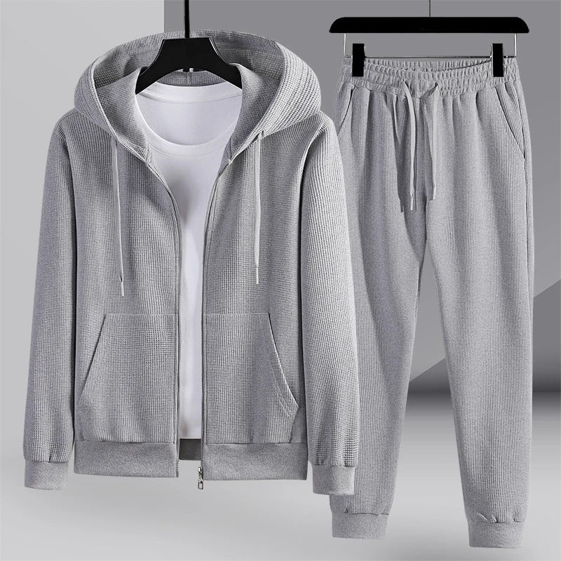 Men's Waffle-Knit Loungewear Set