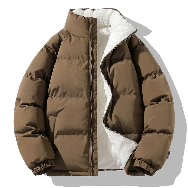 Fleece Down Puffer Jacket