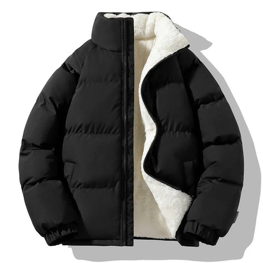 Fleece Down Puffer Jacket