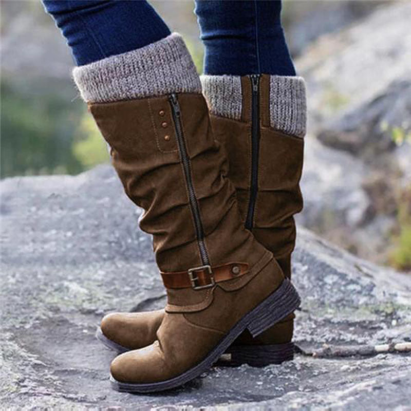 Tindra™ Flat Heel Orthopedic Zipper Boots