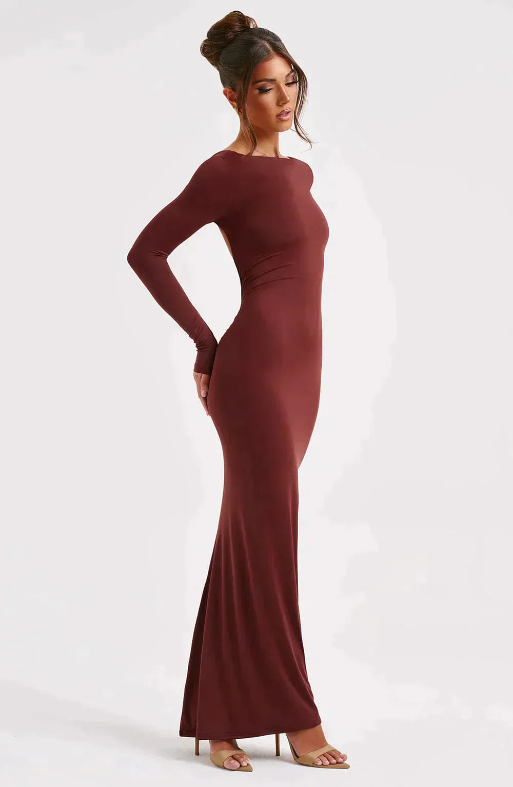 Filou's - Deep Cut Long Dress