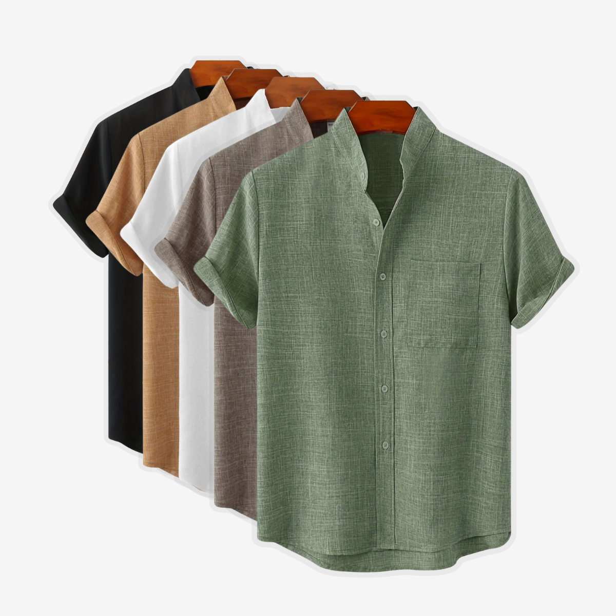 Damer | Cotton Linen Men's Shirt