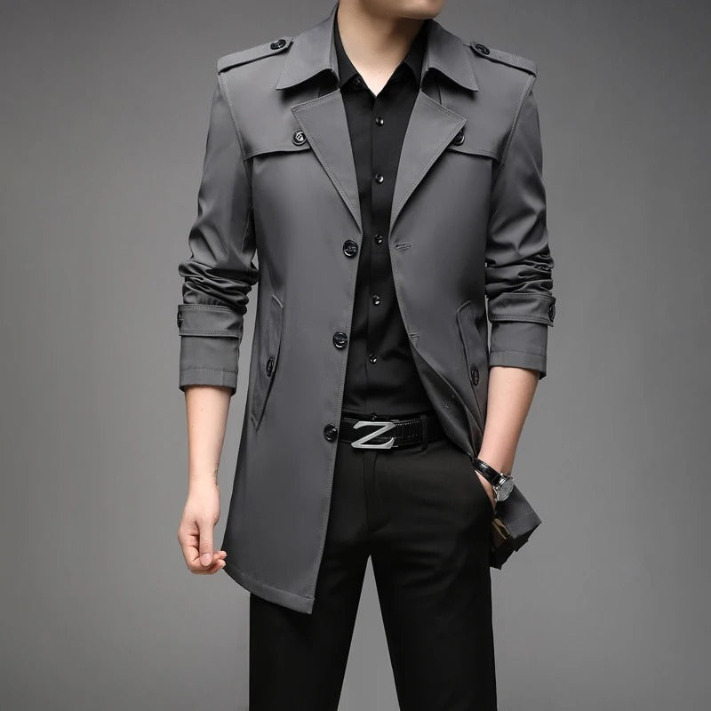 Strada Windproof Trench Coat